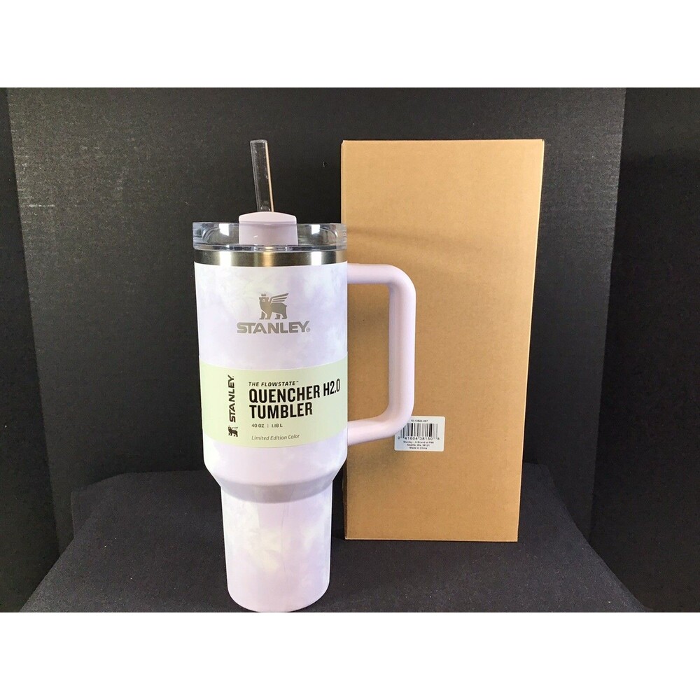 Stanley Flowstate Tumbler 40oz Wisteria Tie Dye LIMITED With Box Quencher H2.0